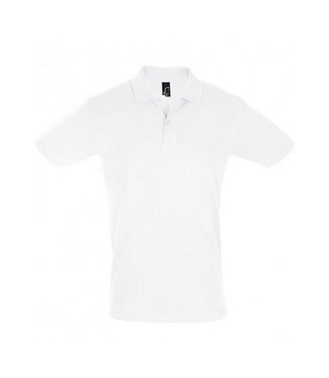 SOLS Mens Perfect Pique Short Sleeve Polo Shirt (White)