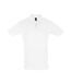 Polo manches courtes perfect homme blanc SOLS-1