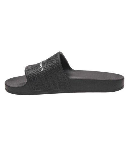 Claquettes Motif/style 1 Seule Sangle Lite Femme Noir Blanc Under Armour
