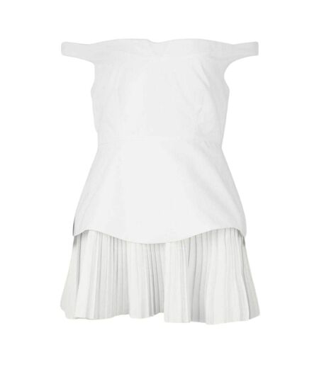Robe Courte Exclusive No.1 Femme Blanc Odd Muse