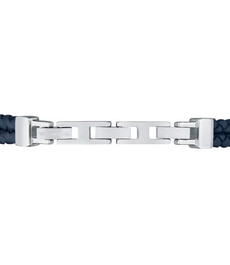 Mens Polished Braided Bracelet One Size Port Maserati
