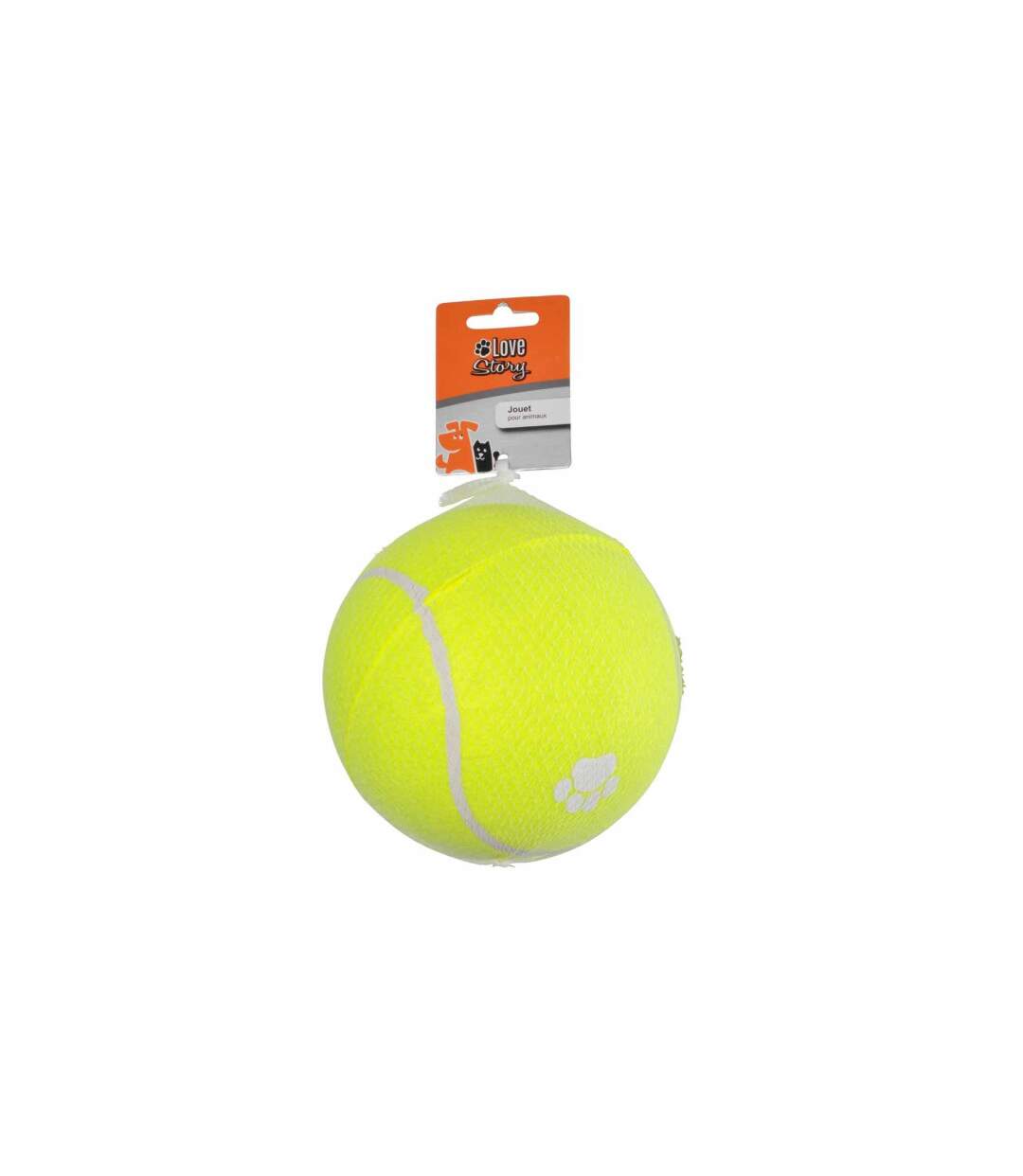 Jouet pour Chien Balle de Tennis 15cm Jaune-4