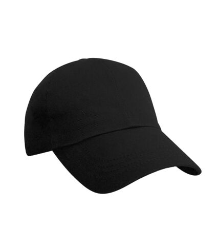 Result Unisex Heavy Cotton Premium Pro-Style Baseball Cap (Pack of 2) (Black)