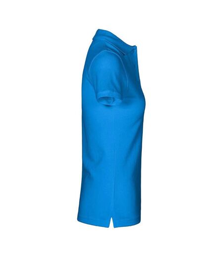 Polo Superior Femme Turquoise Vif Promodoro