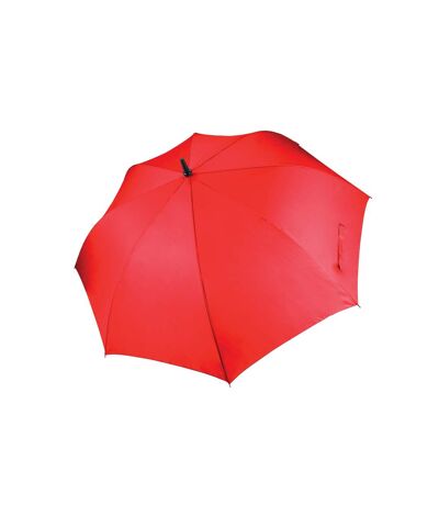 Kimood Unisex Large Plain Golf Umbrella (Red) (One Size)