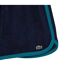 Womens/ladies Terrycloth Contrast Detail Shorts Blue Lacoste-2