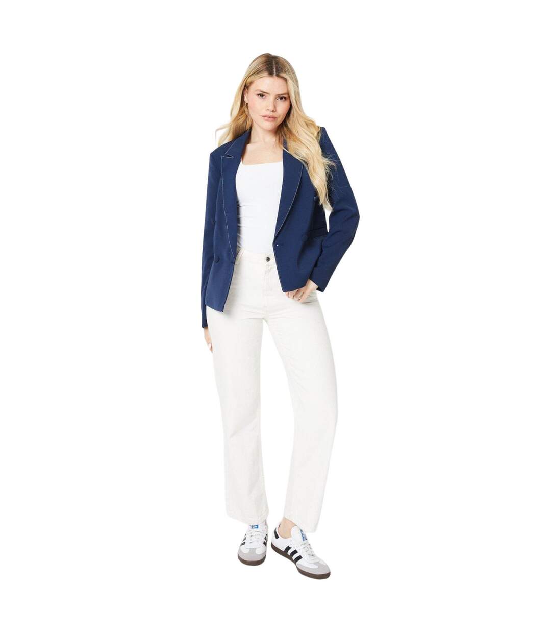 Blazer femme bleu marine Dorothy Perkins-3