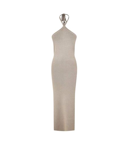 Robe Mi-longue Femme Taupe Jack Wills