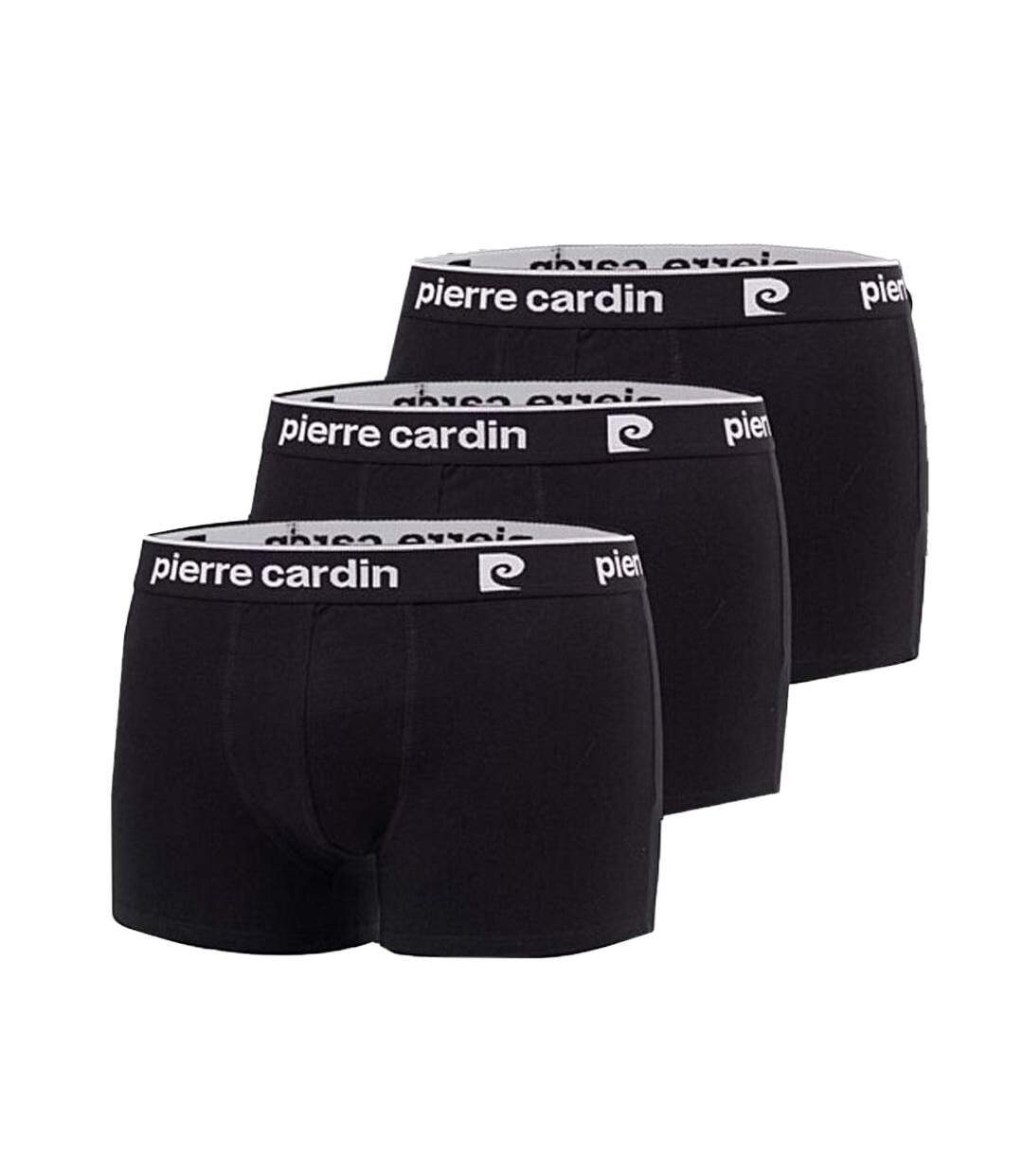 x3 boxers noirs homme pierre cardin bcx4-1