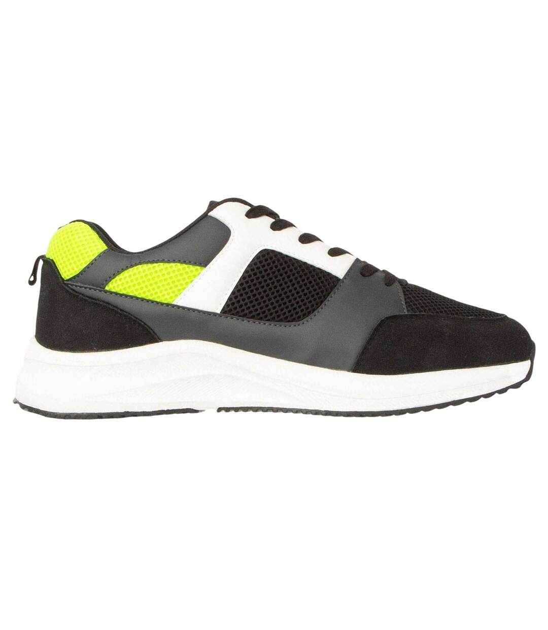 Mens Contrast Trainers Blue Yellow Loyalty & Faith-1