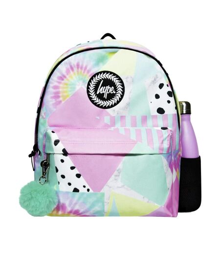 Kids Backpack Multi Pastel Collage Design | Lightweight School Bag