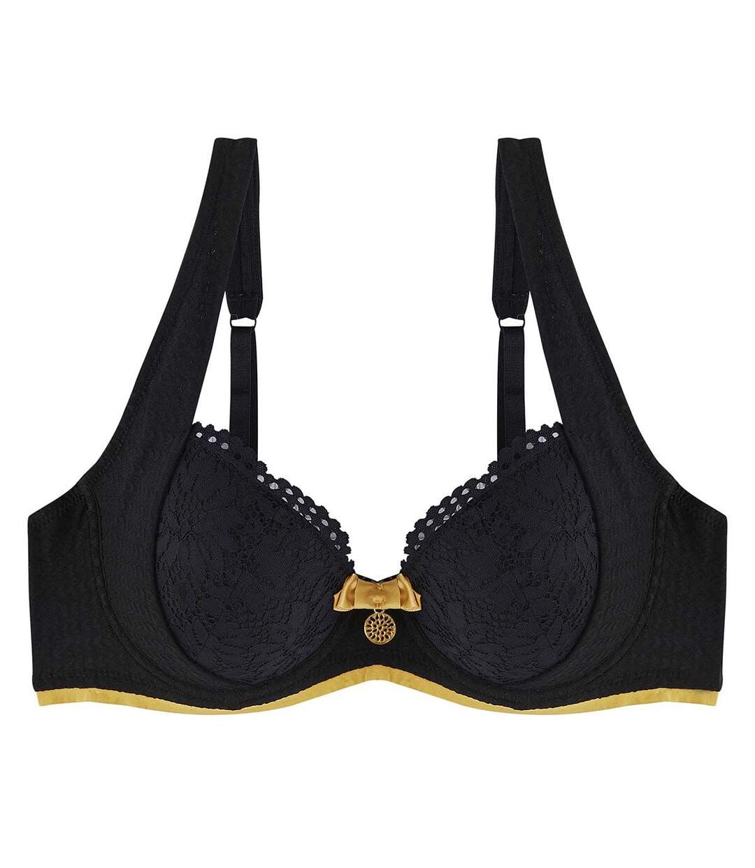 Soutien-gorge ampliforme coque moulée noir Bahamas