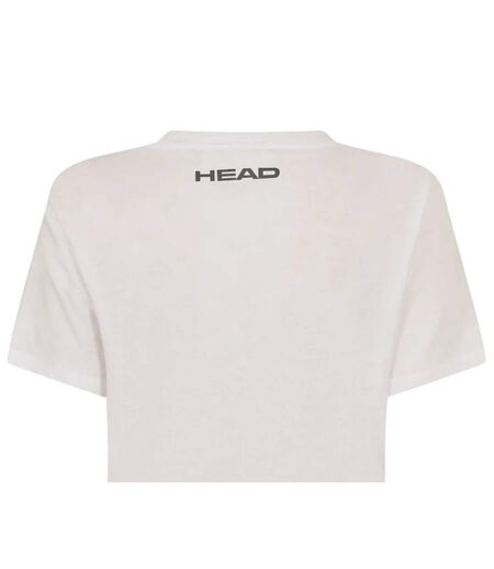 Womens/ladies Club Lara Graphic Print T-shirt White Head
