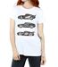 Disney - T-shirt CARS TEXT RACERS - Femme (Blanc) - UTBI16182-3