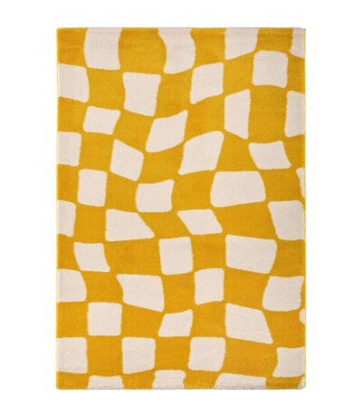 Tapis intérieur à poils longs Swing 383 jaune 200 x 280 cm