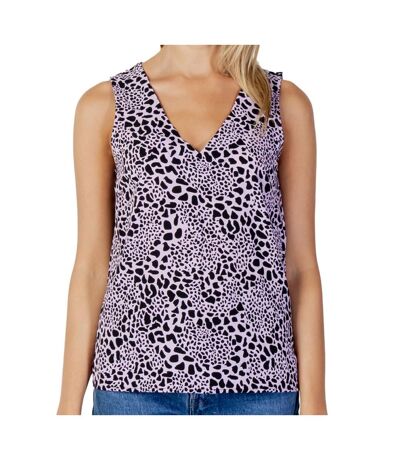 Blouse Noir/violet Femme Vero Moda saga - M