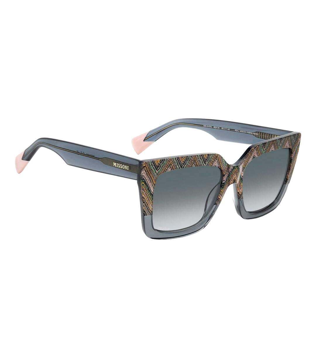 Womens/ladies 0147/s Round Sunglasses 55cm Grey Green Missoni-3