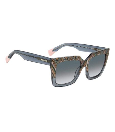 Womens/ladies 0147/s Round Sunglasses 55cm Grey Green Missoni