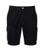 Asquith & Fox Mens Cargo Shorts (Black)