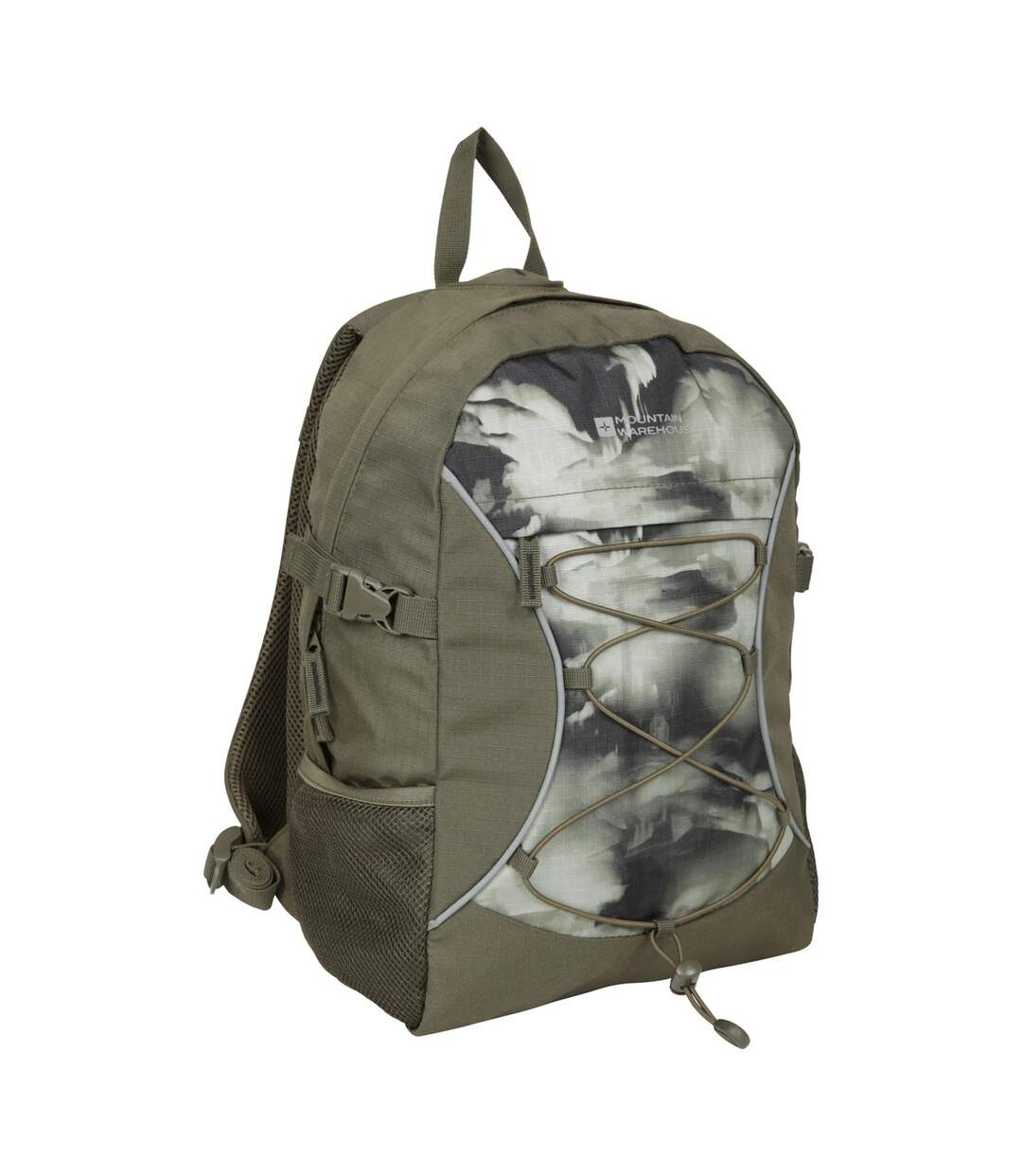 Sac À Dos Motif/style À Motifs Bolt Taille Unique Kaki Foncé Mountain Warehouse-1