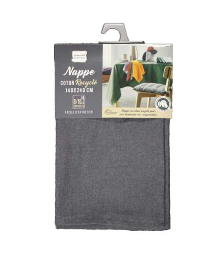 Nappe Rectangulaire Mistral 140x240cm Anthracite
