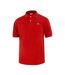 Polo rouge homme lacoste l1212-1