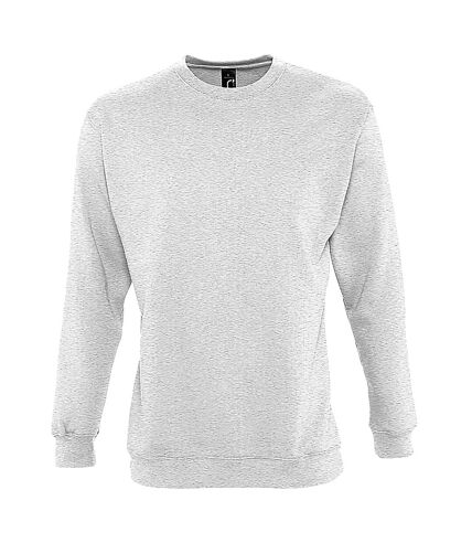 SOLS Mens Supreme Plain Cotton Rich Sweatshirt (Ash) - UTPC2415
