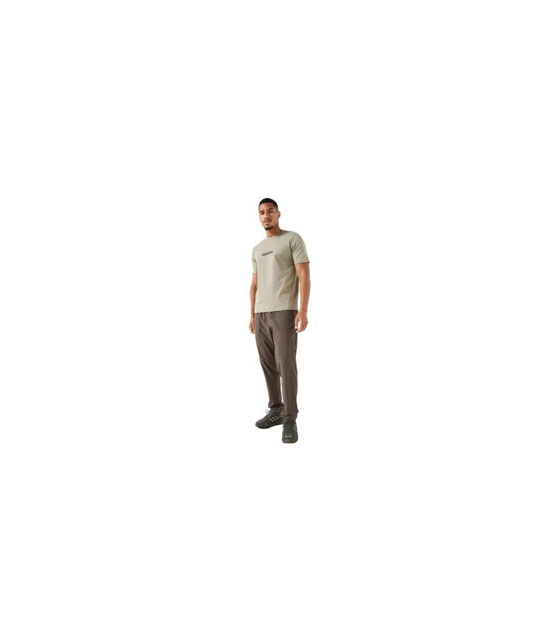 T-shirt Essentials Homme Beige Adidas-1