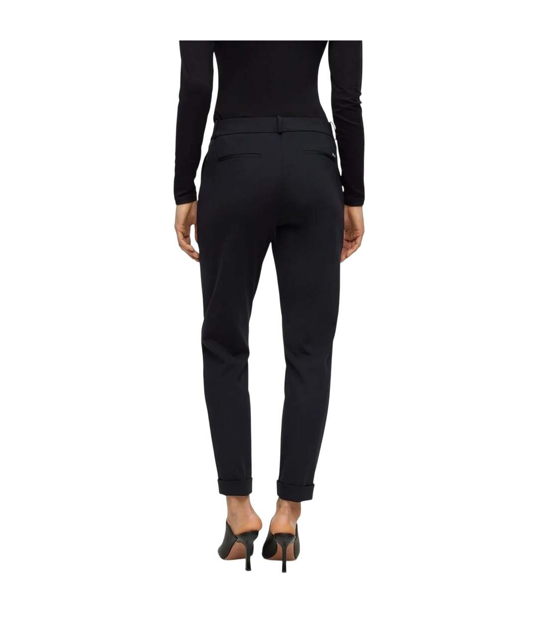 Chino Motif/style Uni Femme Noir Boss-2