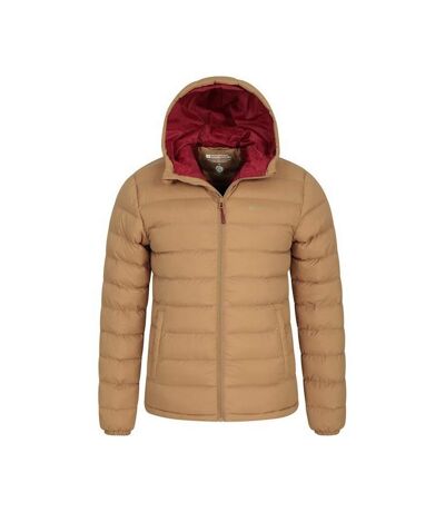 Mens Seasons Padded Jacket Tan Mountain Warehouse