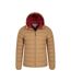 Mens Seasons Padded Jacket Tan Mountain Warehouse-1