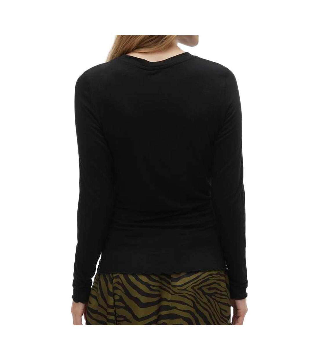 T-shirt Manches Longues Noir Femme Vero Moda Maternity Meliana - L