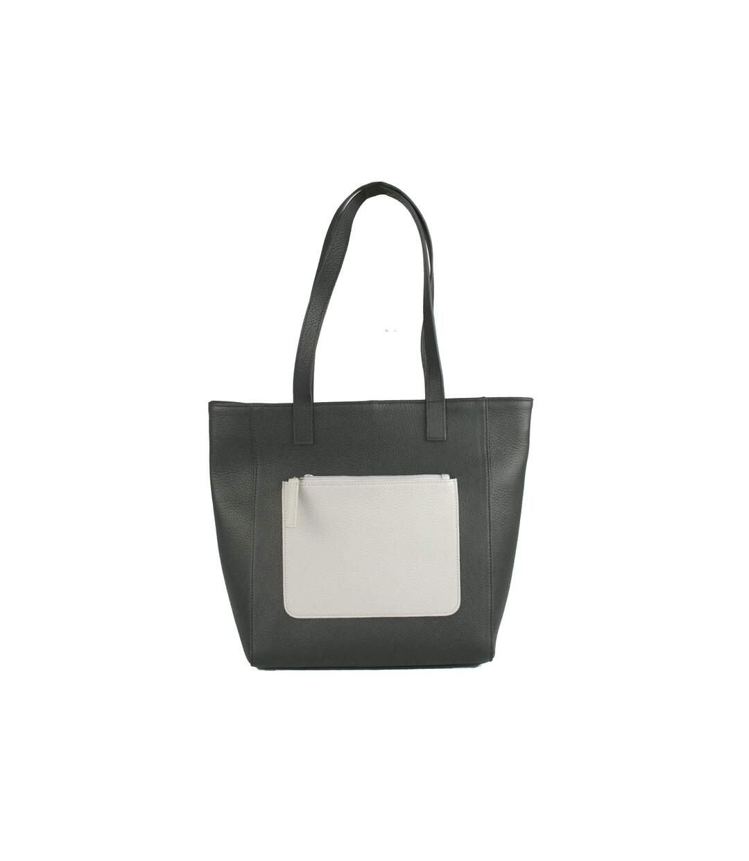 Tote bag polly femme one size gris foncé / blanc Eastern Counties Leather-3