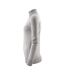 Womens/ladies Ashland Turtle Neck Pullover Grey Melange Harvest-3