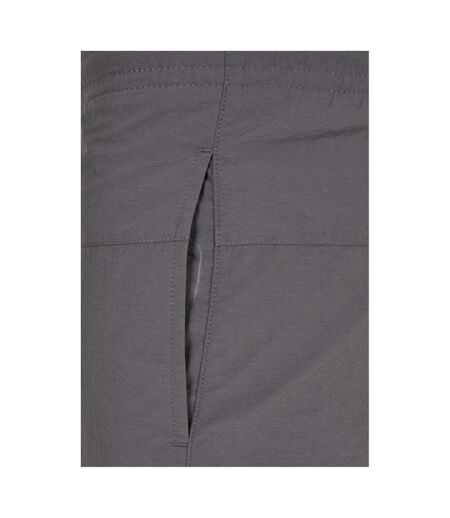 Short De Bain Motif/style Bloc Homme Gris Foncé Urban Classics