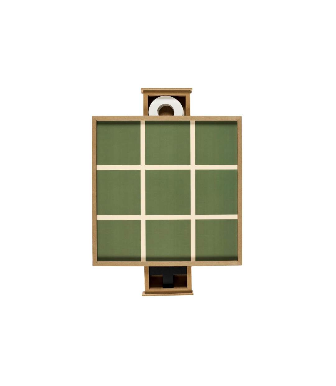 Jeu Morpion Tic Tac Toe 30cm Naturel-2