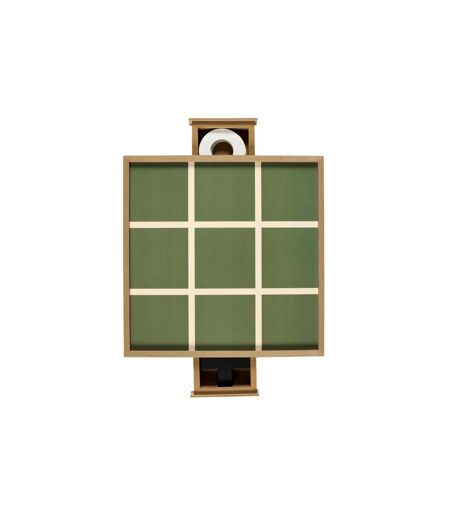 Jeu Morpion Tic Tac Toe 30cm Naturel