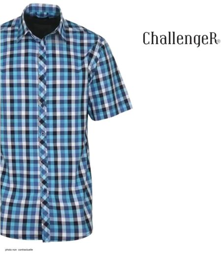 CHALLENGER B3141A - Chemisettes manches courtes pour homme : le confort d'un entretien facile au quotidien
