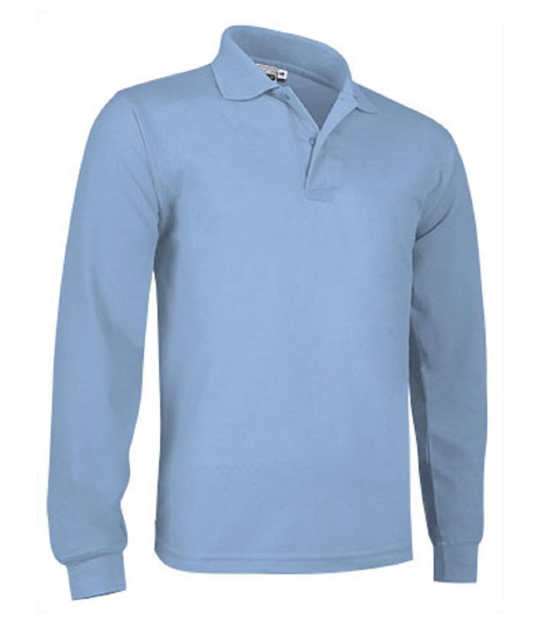 Polo manches longues - Homme - réf PREDATOR - bleu ciel