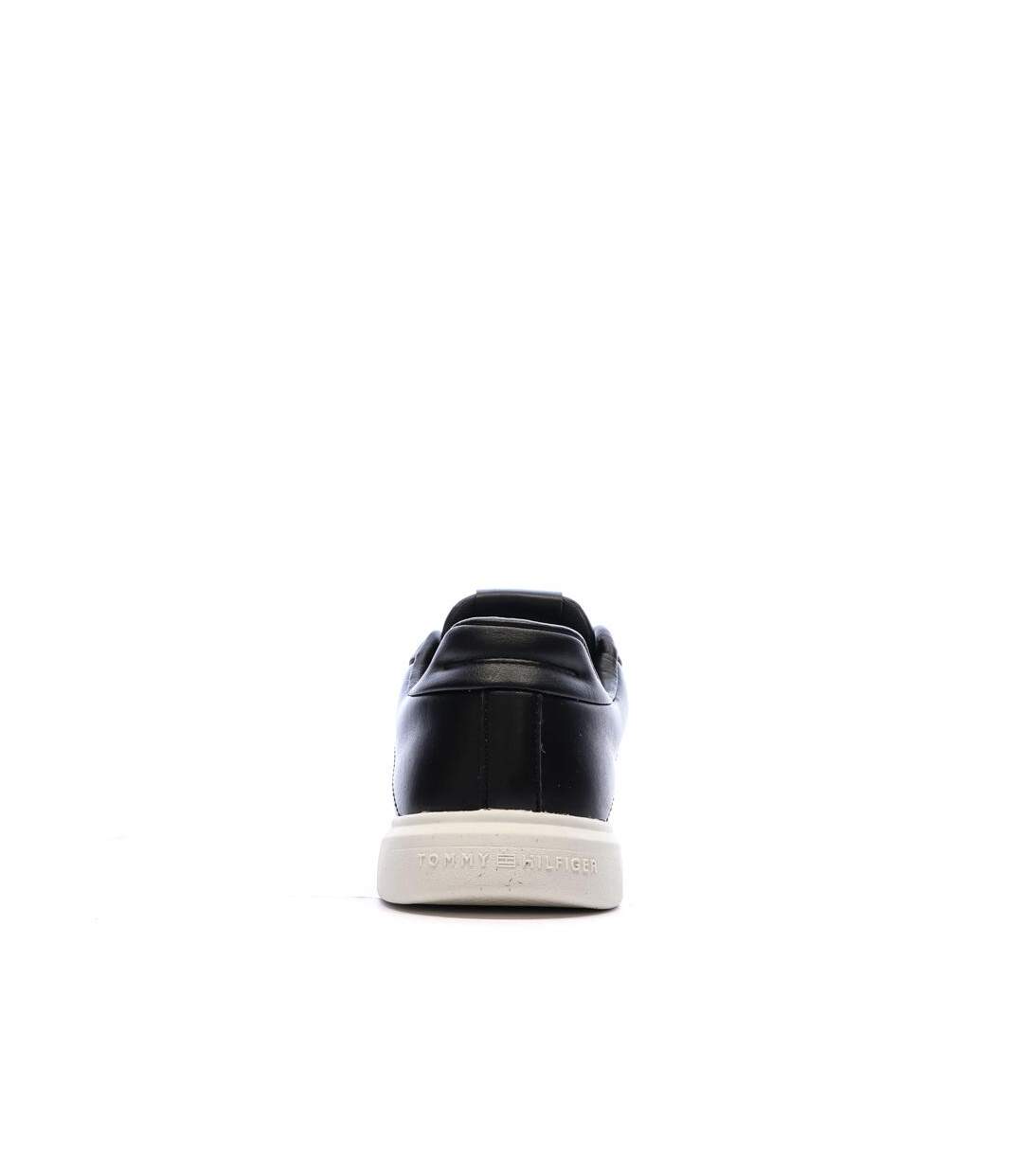 Baskets noir femme tommy hilfiger icon court light-3