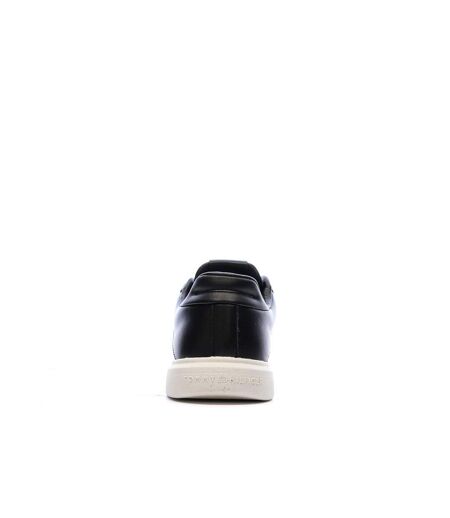 Baskets noir femme tommy hilfiger icon court light