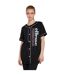 Womens/ladies Hybrid Jacket Black Ellesse-4