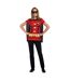 Batman Womens/Ladies Robin T-Shirt (Red/Black/Yellow)