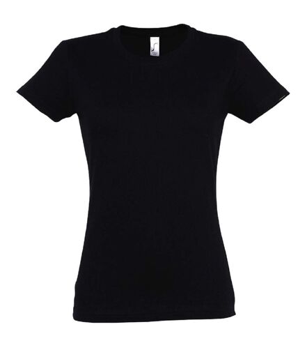 T-shirt manches courtes - Femme - 11502 - noir