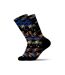 PULL IN Chaussettes Homme Coton VOLCANO Noir