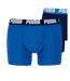 Pack Of 2  Mens Cotton Blend Boxer Briefs  Navy Blue Blue Puma-3