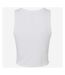 Bella + Canvas Womens/Ladies Micro-Rib Racer Tank Top (Solid White) - UTPC6974