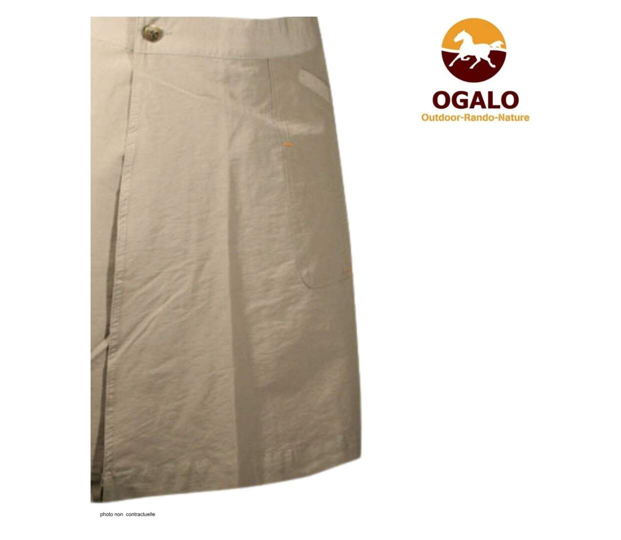 OGALO SE9047 - Jupe-short de randonnée pour femme : confort optimal et liberté de mouvement-4