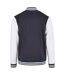 Veste Basic College Homme Bleu Marine Blanc Build Your Brand-2