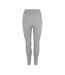 Womens/ladies Seamless High Rise Leggings Sage USA Pro-1